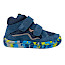 Froddo G3110262 Barefoot TEX Kinder-Übergangsschuh in Denim Dunkelblau mit zwei Klettverschlüssen, flexibler bunt gemusterter Sohle, herausnehmbarer Einlegesohle und wasserdichter Froddo-TEX-Membran. Froddo G3110262 Barefoot TEX Kinder-Übergangsschuh in Denim Dunkelblau mit zwei Klettverschlüssen, flexibler bunt gemusterter Sohle, herausnehmbarer Einlegesohle und wasserdichter Froddo-TEX-Membran.