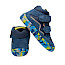 Froddo G3110262 Barefoot TEX Kinder-Übergangsschuh in Denim Dunkelblau mit zwei Klettverschlüssen, flexibler bunt gemusterter Sohle, herausnehmbarer Einlegesohle und wasserdichter Froddo-TEX-Membran. Froddo G3110262 Barefoot TEX Kinder-Übergangsschuh in Denim Dunkelblau mit zwei Klettverschlüssen, flexibler bunt gemusterter Sohle, herausnehmbarer Einlegesohle und wasserdichter Froddo-TEX-Membran.