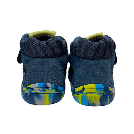 Froddo G3110262 Barefoot TEX Kinder-Übergangsschuh in Denim Dunkelblau mit zwei Klettverschlüssen, flexibler bunt gemusterter Sohle, herausnehmbarer Einlegesohle und wasserdichter... Froddo G3110262 Barefoot TEX Kinder-Übergangsschuh in Denim Dunkelblau mit zwei Klettverschlüssen, flexibler bunt gemusterter Sohle, herausnehmbarer Einlegesohle und wasserdichter...
