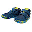 Froddo G3110262 Barefoot TEX Kinder-Übergangsschuh in Denim Dunkelblau mit zwei Klettverschlüssen, flexibler bunt gemusterter Sohle, herausnehmbarer Einlegesohle und wasserdichter Froddo-TEX-Membran. Froddo G3110262 Barefoot TEX Kinder-Übergangsschuh in Denim Dunkelblau mit zwei Klettverschlüssen, flexibler bunt gemusterter Sohle, herausnehmbarer Einlegesohle und wasserdichter Froddo-TEX-Membran.