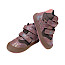 Froddo G2110152-10 OLLIE LUMI TEX Kinder-Übergangsschuh in Pink mit schimmerndem Leder, FroddoTEX-Membran, zwei Klettverschlüssen, herausnehmbarer Einlegesohle und flexibler Laufsohle.