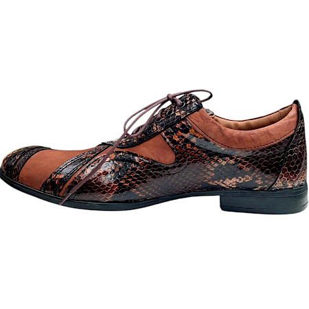 Kristofer 1401 Schnürer cognac braun 62h Damen Halbschuh Lederschuh Schlangenoptik eleganter Schnürschuh brauner Freizeitschuh modischer Schuh außergewöhnliches Design kassedy.de Kristofer 1401 Schnürer cognac braun 62h Damen Halbschuh Lederschuh Schlangenoptik eleganter Schnürschuh brauner Freizeitschuh modischer Schuh außergewöhnliches Design kassedy.de