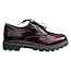 Remonte D2Q04-35 Schnürer lakotalack wine – eleganter Damen Lackleder Schuh in Weinrot mit Schnürung und Lederinnenfutter | Jetzt bei kassedy.de ?