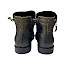 Artiker 59C2612 Damen-Boots in Schwarz/Gelb aus echtem Leder mit gelblich-goldenem Vintage-Farbverlauf, gerafftem Schaft, seitlichem Reißverschluss und herausnehmbaren Einlegesohlen – außergewöhnliche Damen-Lederboots bei kassedy.de, fallen eine Nummer größer aus.