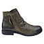 Artiker 59C2612 Damen-Boots in Schwarz/Gelb aus echtem Leder mit gelblich-goldenem Vintage-Farbverlauf, gerafftem Schaft, seitlichem Reißverschluss und herausnehmbaren Einlegesohlen – außergewöhnliche Damen-Lederboots bei kassedy.de, fallen eine Nummer größer aus.