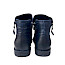 Artiker 59C2613 Damen-Boots in Dunkelblau aus weichem Leder mit geraffter Optik, seitlichen Reißverschlüssen, flacher Sohle und rundlicher Vorderpartie – bequeme blaue Leder-Boots bei kassedy.de, fallen eine Nummer größer aus.