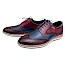 Pikolinos M1T-4191C1 Herren-Schnürschuh in Olmo mit dunkelblauen, bordeauxroten und braunen Lederpartien sowie klassischen Brogue-Verzierungen. Bequemer, leichter Herren-Lederschuh mit herausnehmbarer Einlegesohle und normaler Passform – erhältlich bei Kassedy.de in Oldenburg.