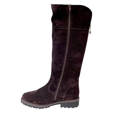 remonte R6581-25 Damen-Hochschaftstiefel in Braun aus echtem Rauleder mit remonteTEX, warmem Veloursfutter, Komfortweite G, flexiblem Vario-Schaft, Reißverschluss und herausnehmbarer Einlegesohle... remonte R6581-25 Damen-Hochschaftstiefel in Braun aus echtem Rauleder mit remonteTEX, warmem Veloursfutter, Komfortweite G, flexiblem Vario-Schaft, Reißverschluss und herausnehmbarer Einlegesohle...