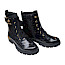 Remonte D8683-00 Damen-Boot in Schwarz mit veganem Kunstlack-Obermaterial in Kroko-Optik, goldfarbenen Details, breiter Schnürung, Reißverschluss, Komfortweite G und herausnehmbarer Einlegesohle – modischer schwarzer Damen-Boot bei kassedy.de. Remonte D8683-00 Damen-Boot in Schwarz mit veganem Kunstlack-Obermaterial in Kroko-Optik, goldfarbenen Details, breiter Schnürung, Reißverschluss, Komfortweite G und herausnehmbarer Einlegesohle – modischer schwarzer Damen-Boot bei kassedy.de.