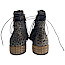 Maciejka 7617-02 Damen-Stiefelette in Bronze Multi aus echtem Leder mit außergewöhnlicher Musterung, Schnürung und seitlichem Reißverschluss. Maciejka 7617-02 Damen-Stiefelette in Bronze Multi aus echtem Leder mit außergewöhnlicher Musterung, Schnürung und seitlichem Reißverschluss.