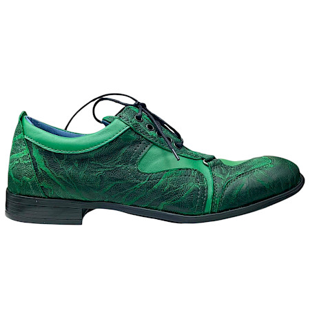 Kristofer 1401 Herren-Schnürer Grün gemustert – exklusiver Herrenschuh aus weichem Vollleder mit außergewöhnlichem Muster-Design | Elegant, bequem und exklusiv bei kassedy.de. ?✨ Kristofer 1401 Herren-Schnürer Grün gemustert – exklusiver Herrenschuh aus weichem Vollleder mit außergewöhnlichem Muster-Design | Elegant, bequem und exklusiv bei kassedy.de. ?✨