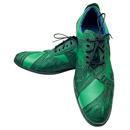 Kristofer 1401 Herren-Schnürer Grün gemustert – exklusiver Herrenschuh aus weichem Vollleder mit außergewöhnlichem Muster-Design | Elegant, bequem und exklusiv bei kassedy.de. ?✨ Kristofer 1401 Herren-Schnürer Grün gemustert – exklusiver Herrenschuh aus weichem Vollleder mit außergewöhnlichem Muster-Design | Elegant, bequem und exklusiv bei kassedy.de. ?✨