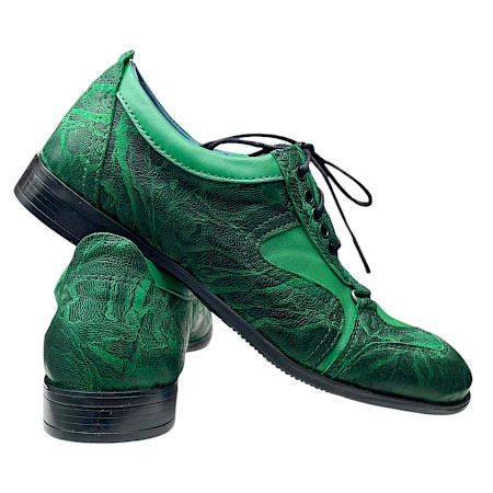 Kristofer 1401 Herren-Schnürer Grün gemustert – exklusiver Herrenschuh aus weichem Vollleder mit außergewöhnlichem Muster-Design | Elegant, bequem und exklusiv bei kassedy.de. ?✨ Kristofer 1401 Herren-Schnürer Grün gemustert – exklusiver Herrenschuh aus weichem Vollleder mit außergewöhnlichem Muster-Design | Elegant, bequem und exklusiv bei kassedy.de. ?✨