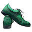 Kristofer 1401 Herren-Schnürer Grün gemustert – exklusiver Herrenschuh aus weichem Vollleder mit außergewöhnlichem Muster-Design | Elegant, bequem und exklusiv bei kassedy.de. ?✨