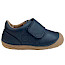 Lotta & Emil Mini Step Lauflernschuh in Blau aus hochwertigem Echtleder mit praktischem Klettverschluss. Weicher, flexibler Erstlingsschuh für Kinder in den Größen 20 bis 22 – ideal für die ersten Schritte und erhältlich bei Kassedy.de. ??