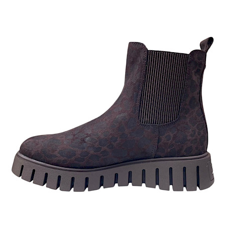 TT.BAGATT AO1 Damen-Chelsea-Boot in Animal Print/Dark Brown aus hochwertigem Lederimitat mit elastischen Seiteneinsätzen, Zuglasche und ultraleichter profilierter Chunky-Sohle – dunkelbrauner... TT.BAGATT AO1 Damen-Chelsea-Boot in Animal Print/Dark Brown aus hochwertigem Lederimitat mit elastischen Seiteneinsätzen, Zuglasche und ultraleichter profilierter Chunky-Sohle – dunkelbrauner...