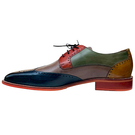 Melvin & Hamilton Jeff 14 Herrenschnürschuh in Blau Multi aus pflanzlich gegerbtem Leder. Eleganter Businessschuh mit mehrfarbigem Design in Dunkelblau, Taupe, Grün und Cognac, hochwertigem... Melvin & Hamilton Jeff 14 Herrenschnürschuh in Blau Multi aus pflanzlich gegerbtem Leder. Eleganter Businessschuh mit mehrfarbigem Design in Dunkelblau, Taupe, Grün und Cognac, hochwertigem...
