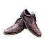 Kristofer 1412 Herren-Schnürschuh in Lila und Bordeaux mit markanter Reptil-Optik, unterschiedlichen Lederstrukturen und eleganter Linienführung – extravaganter Herrenschuh bei kassedy.de.