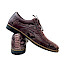 Kristofer 1412 Herren-Schnürschuh in Lila und Bordeaux mit markanter Reptil-Optik, unterschiedlichen Lederstrukturen und eleganter Linienführung – extravaganter Herrenschuh bei kassedy.de.