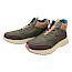 HEYDUDE Flint Boot Classic in Dark Olive/Multi, leichter Herren-Boot in Olivgrün und Braun mit elastischer Schnürung, herausnehmbarer Einlegesohle und leichter Laufsohle – erhältlich bei kassedy.de und in Oldenburg.