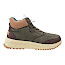 HEYDUDE Flint Boot Classic in Dark Olive/Multi, leichter Herren-Boot in Olivgrün und Braun mit elastischer Schnürung, herausnehmbarer Einlegesohle und leichter Laufsohle – erhältlich bei kassedy.de und in Oldenburg.