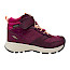 KEEN 1031099 Skua Mid Waterproof Kinder-Boot in Lila und Pink mit wasserdichter Konstruktion, Schnellzug-Schnürung, Klettverschluss, griffiger Outdoorsohle und robustem Zehenschutz – erhältlich bei kassedy.de.
