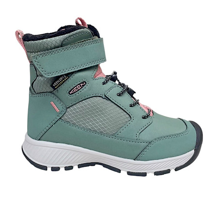KEEN 102 Kinderboot in Dark Forest/Rose, grüner Outdoor-Kinderschuh mit rosa Details, Schnellschnürung, Klettverschluss, gepolstertem Schaft, Zehenschutzkappe und profilierter Laufsohle –... KEEN 102 Kinderboot in Dark Forest/Rose, grüner Outdoor-Kinderschuh mit rosa Details, Schnellschnürung, Klettverschluss, gepolstertem Schaft, Zehenschutzkappe und profilierter Laufsohle –...