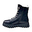 TT.BAGATT AO1 Damen-Boot in Black/Silver aus hochwertigem Lederimitat mit silberfarbener Schnürung, seitlichem Reißverschluss und schwarzer profilierter Chunky-Sohle – moderner Damen-Schnürboot bis Größe 44 bei kassedy.de. TT.BAGATT AO1 Damen-Boot in Black/Silver aus hochwertigem Lederimitat mit silberfarbener Schnürung, seitlichem Reißverschluss und schwarzer profilierter Chunky-Sohle – moderner Damen-Schnürboot bis Größe 44 bei kassedy.de.
